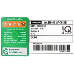 Máy giặt Samsung Addwash Inverter 10 kg WW10K54E0UX/SV - Chỉ giao HCM