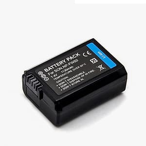 Pin máy ảnh NP-FW50 cho Sony a5000 a6000 a6300 Nex STL Cyber‐shot RX10 Alpha A7R 7S a7S