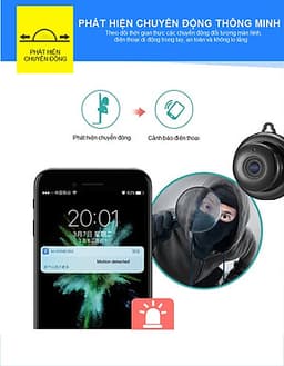 Camera IP Wifi Mini E06-Q2 Full HD 1080P Kết Nối Không Dây Với Điện Thoại AZONE