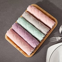 Sét 20 khăn lau 2 mặt siêu thấm- Khăn lau không phai màu không rụng sợi- nhanh khô- Khăn lau bếp, khăn lau kính, lau bát lau tay