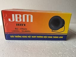 1 Đôi loa siêu treble JBM tròn, hàng chính hãng, sử dụng để lắp thêm vào hệ thống loa nghe nhạc, hát giải trí gia đình, nhà hàng, café
