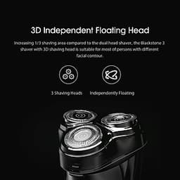 Máy Cạo Râu Điện Xiaomi Enchen BlackStone 3 3D Với 3 Lưỡi Cạo Và Kết Nối USB
