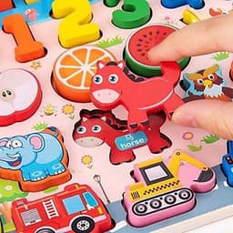 Bảng gỗ cho bé,Bộ Đồ Chơi Câu Cá Và Ghép Số Học Đếm 63 Chi Tiết Cho Bé giúp phát triển trí tuệ