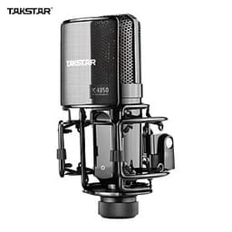 TAKSTAR PC-K850 Side-Address Recording Microphone Cardioid Pickup Pattern Wired Condenser Mic for Live Streaming Karaoke