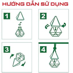 Combo 2 lọ tinh dầu xả chanh treo xe ô tô tủ quần áo