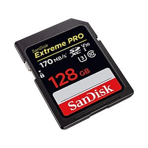 Thẻ Nhớ SDXC Sandisk Extreme Pro 170MB/s V30 128GB - Hàng Nhập Khẩu