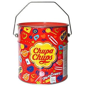 Hộp Kẹo Mút Chupa Chups Hương Trái Cây Hũ Party 165 Que