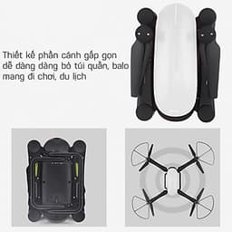 Flycam gấp gọn X9 quay phim chụp ảnh full-HD 1080p pin 1200mAh xem trực tiếp trên điện thoại