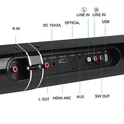 Loa thanh tivi 3D LP1807 ( Hàng nhập khẩu ) tặng 1 tai nghe  thể thao