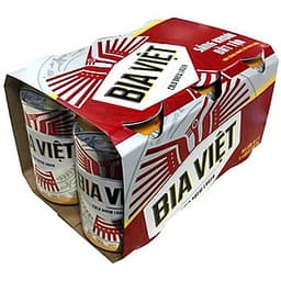Lốc 6 lon Bia Việt 330ml
