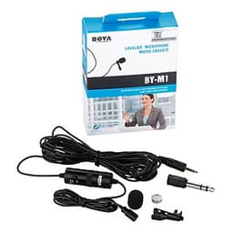 Micro Lavalier cài áo Boya BY-M1 - Hàng nhập khẩu