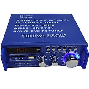 Amply Karaoke Bluetooth Mini Tely BIJ253 Kết Nối USB Thẻ Nhớ Sử Dụng Nguồn 220V Và 12V