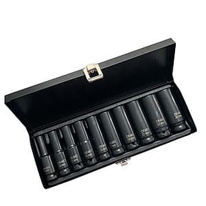 10Pcs Wind Sleeve Pneumatic Sleeve 1/2 Auto Repair Tool Set Iron Box Sleeve