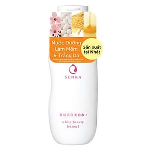 Nước dưỡng làm mềm và trắng da Senka White Beauty Lotion I 200ml