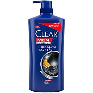 Dầu Gội Sạch Gàu Clear Men Deep Cleanse Sạch Sâu (900g)