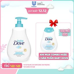 Sữa tắm gội toàn thân Baby Dove Nuôi Dưỡng Chuyên Sâu