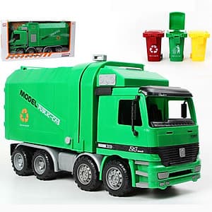 1:22 Đúc Lại Kéo Về Vệ Sinh Xe Rác Mô Hình Đồ Chơi Trẻ Em Quà Tặng