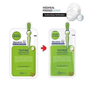 Hộp 10 Mặt nạ dưỡng da giảm mụn chiết xuất tràm trà Mediheal Teatree Solution Essential Mask Ex 25ml x10