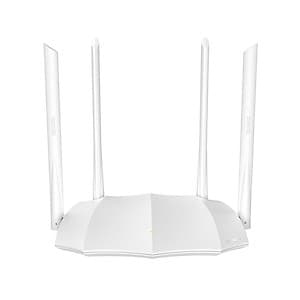 Bộ Phát Wifi Chuẩn AC1200 Tenda AC5 Màu Trắng Tặng Cáp Mạng Dây Đồng 8 Sợi Dài 2 mét - Hàng Chính Hãng