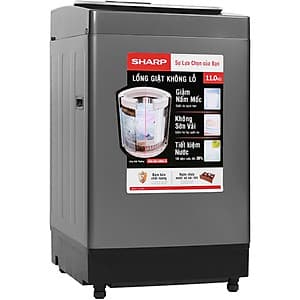 Máy giặt Sharp 11 kg ES-W110HV-S - Chỉ giao HCM