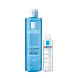 Bộ sản phẩm nước cân bằng giàu khoáng dành cho da nhạy cảm La Roche-Posay Soothing Lotion Sensitive Skin