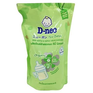 Nước Rửa Bình Sữa Dạng Túi D-nee - Xanh lá (600ml)