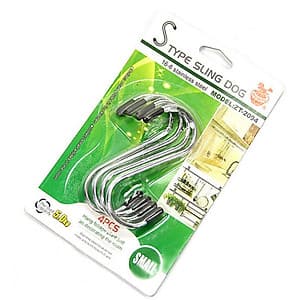Móc Kiểu Chữ S Đa Năng Bằng Thép Không Gỉ (4 Cái)