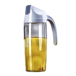 Bình Đựng Dầu Ăn, Nước Mắm, Xì Dầu Cao Cấp Tự Động Mở Nắp Khi Rót 600ml