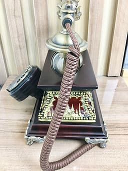 MẪU ĐIỆN THOẠI BÀN TÂN CỔ ĐIỂN  PHÍM DÙNG QUAY TAY (NGHE GỌI  DÙNG SIM DI ĐỘNG)
