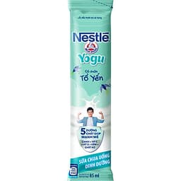 Sữa Chua Uống Nestlé YOGU Có Chứa Tổ Yến (Hộp 30 Gói x 85ml)