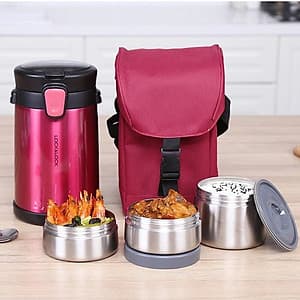 Bộ Hộp Cơm Giữ Nhiệt Easy Take Lunch Box Lock&Lock LHC8034 (2000ml)