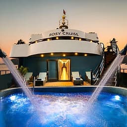 Combo Trọn Gói 2N1Đ Ngủ Đêm Trên Du Thuyền 5 sao Rosy Cruises Khám Phá Vịnh Hạ Long (Miễn Phí Chèo Thuyền Kayak, 04 Bữa Ăn Tiêu Chuẩn 5 Sao, Câu Mực Đêm...)