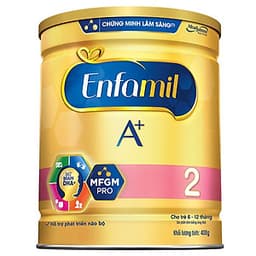 CRM - Sữa Bột Enfamil A+ 2 (400g) dành cho trẻ từ 6 - 12 tháng