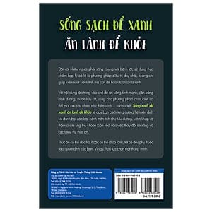 Sống Sạch Để Xanh Ăn Lành Để Khỏe - Chế Độ Dinh Dưỡng Giúp Tăng Sức Đề Kháng Phòng Chống Ung Thư