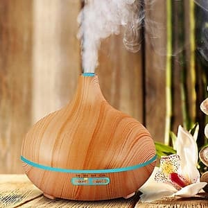Máy khuếch tán tinh dầu bí ngô + Tinh dầu Sả Chanh thiên nhiên 10ml. máy xông tinh dầu