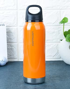 Bình Giữ Nhiệt Bằng Thép Không Gỉ Lock&Lock Loop Tumbler LHC4154ORG (620ml) - Cam