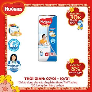 Tã Quần Huggies Dry Pants Jumbo M42 (5-10Kg) - Gói 42 Miếng