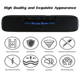 Máy hút chân không khô và ướt cao cấp AP-12X tích hợp 5 chế độ điểu khiển nhiệt độ, hàn được miệng túi dày 5mm, hàn bề ngang túi tối đa túi là 32cm