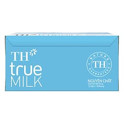 Thùng Sữa Tươi Tiệt Trùng Nguyên Chất TH True Milk (1L x 12 hộp)
