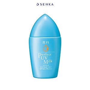 Combo Sữa Chống Nắng Senka Perfect UV Milk 40ml và Nước tẩy trang Senka Micellar Formula White 230ml
