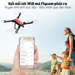Flycam gấp gọn X9 quay phim chụp ảnh full-HD 1080p pin 1200mAh xem trực tiếp trên điện thoại