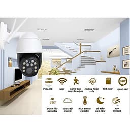 Camera Ip Wifi Ngoài Trời Yoosee GW-D10S 2.0 MP Full HD1080P - Ban Đêm Có Màu - Hàng Nhập Khẩu