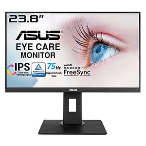 Màn hình Bảo Vệ Mắt ASUS VA24DQLB 23.8 inch Full HD (1920x1080) 75Hz IPS Adaptive-Sync - Hàng Chính Hãng