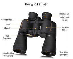 Ống Nhòm 20x50 Siêu Nét ( TẦM NHÌN XA HÀNG Kilomet ) - HÀNG NHẬP KHẨU