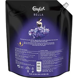 Nước Xả Vải Comfort Hương Nước Hoa Thiên Nhiên Bella (3.2L)