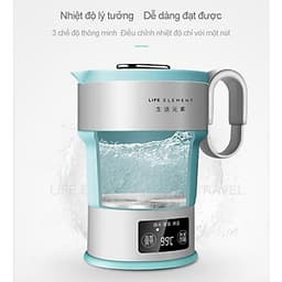 Ấm đun nước gấp gọn hiển thị số cao cấp