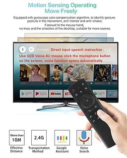 Chuột bay tìm kiếm giọng nói Remote Mouse G20s - có chức năng điều khiển cử chỉ pin Energizer