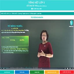 Khóa học TIẾNG VIỆT LỚP 5 cô Chu Ái Thu - 06 tháng