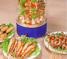 Máy nướng xiên que không khói