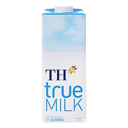 Thùng Sữa Tươi Tiệt Trùng Ít Đường TH True Milk (1L x 12 hộp)